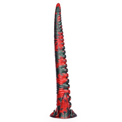 MONSTERED Gode Doturix 40 x 5cm Noir et Rouge